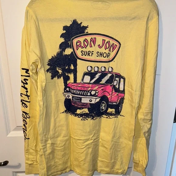 Ron Jon Surf Shop Yellow Long Sleeve Shirt - Picture 4 of 4